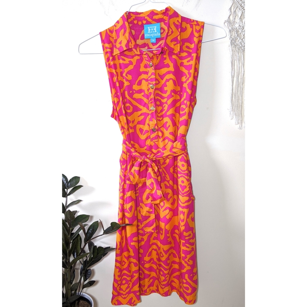 Escapada Medium Sleeveless Collared Dress